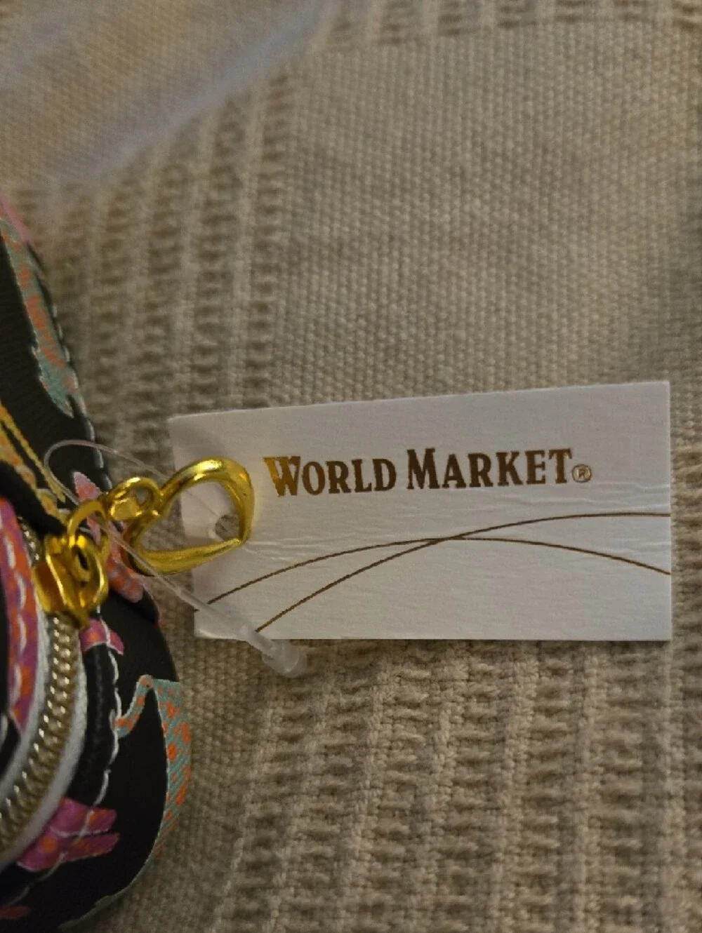 World Market Multicolor Cheetah Travel Jewelry Case